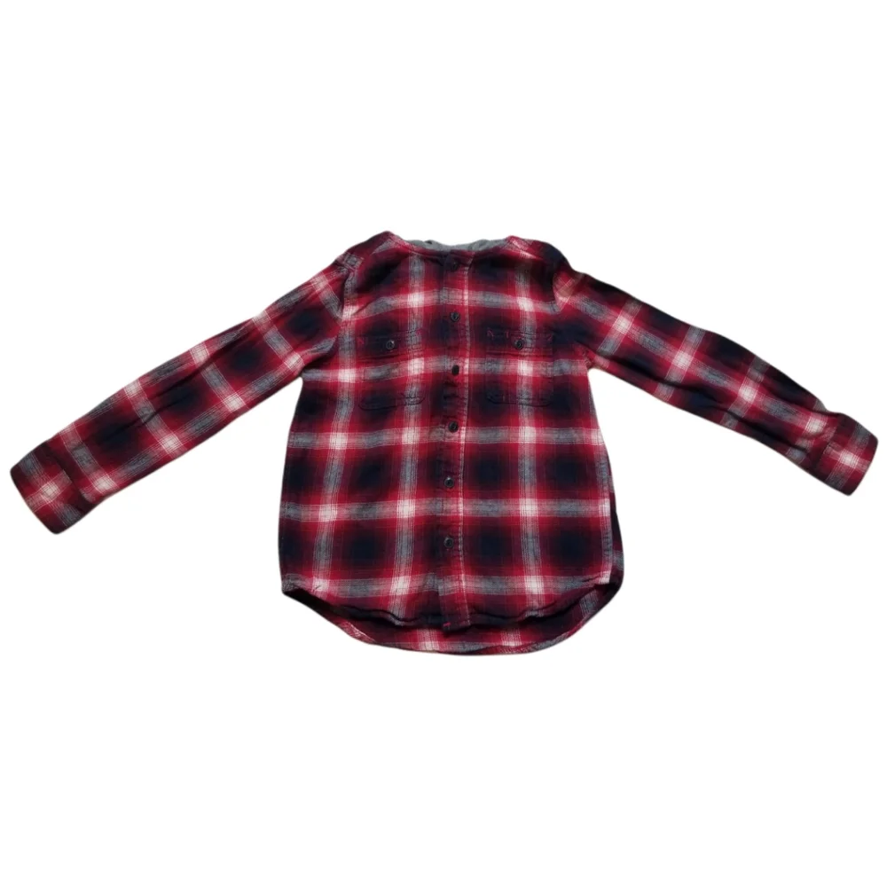 The Children's Place Hooded Shirt Jacket Size M 7/8